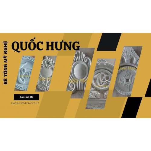 Bê Tông Mỹ Nghệ Quốc Hưng